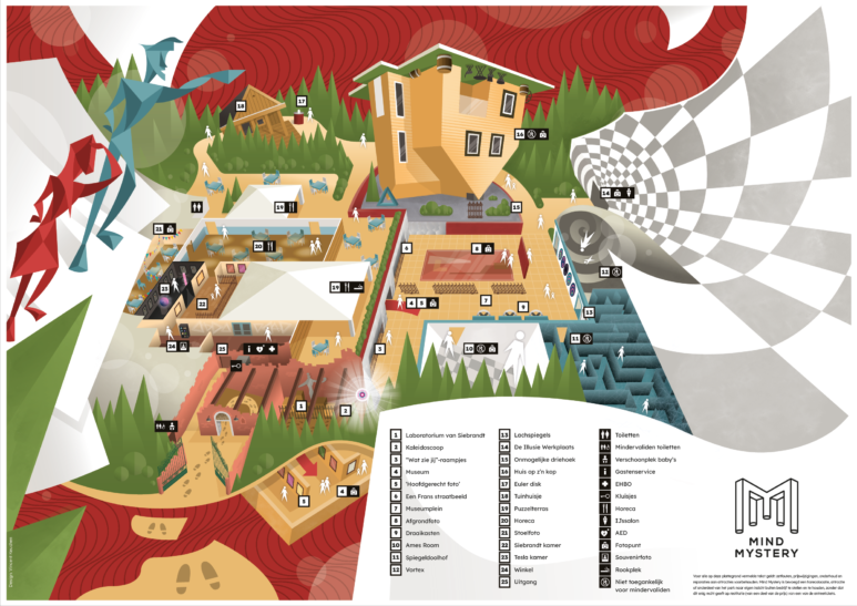 Plattegrond van Mind Mystery